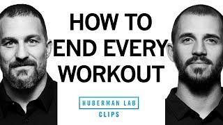 How to End Every Workout for Best Improvement & Recovery  Dr. Andy Galpin & Dr. Andrew Huberman