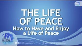 Kuya Ed Lapiz - The Life Of Peace   Latest Video Message Official YouTube Channel 2022