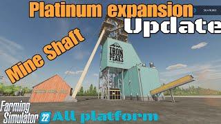 Mine Shaft  Platinum Expansion DLC Update for all platforms on FS22