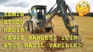 Zemin Etüdü Nedir  Ceviz İçin Zemin Etüdü Nasıl Yapılır  Etüt Bahçe İçin Gerekli Mi  Ceviz Vlog 3