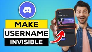 How To Make Username Invisible on Discord  Hide Username Or Display Name In 2024