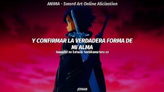 Sword Art Online Alicization War of Underworld Opening 2 Full  ANIMA - ReoNa  AMV sub español