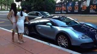 2 Hot Girls Driving Bugatti Veyron in Monaco