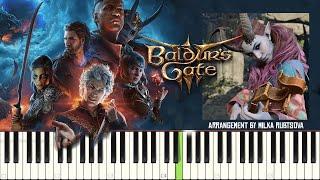 Weeping Dawn Alfiras song - Baldurs Gate 3 OST  Piano Tutorial