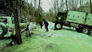 КОВАРНЫЕ ВЕСЕННИЕ ДОРОГИ В ТАЙГЕ. РЕМОНТ  на свежем ВОЗДУХЕ