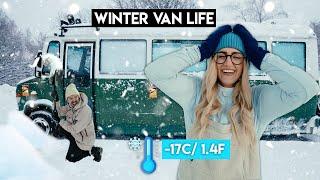 We got stuck in SUB ZERO weather Winter Van Life is TOUGH