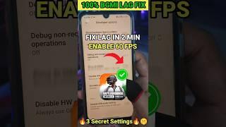 Secret Trick to Fix Lag How To Fix Lag in BgmiPubg  Lag Fix in bgmi  #shorts #gaming #pubgmobile