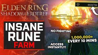 Elden Ring BEST RUNE FARM - 1000000+ runes in 10 MINUTES No Fighting