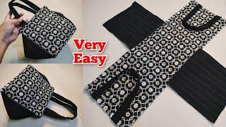 Beautiful ladies handbag cutting and stitching  DIY Bag Handbag Zipper Handbagladies pursepouch