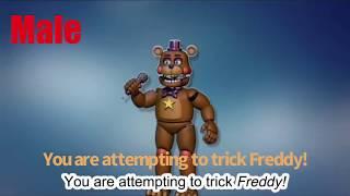 Request FNaFUCN Rockstar Freddy voice male female & reverse