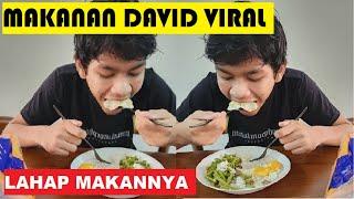 DAVID HEBAT ⁉️ SUDAH BISA MAKAN SENDIRI  SAMBIL LIAT TV DIRAMAL 1 BULAN LAGI SUDAH BISA SEKOLAH