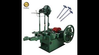 Roofing nail making machine Corrugated nails Umbrella cap nails making machine