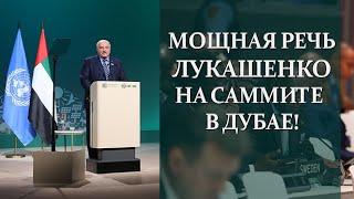  МОЩНАЯ РЕЧЬ ЛУКАШЕНКО НА САММИТЕ В ДУБАЕ