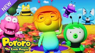 Learn Colors with Pororo Honey Bees  Ten Color Honey Bees  Colors for Children  Pororo English