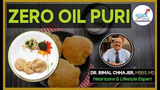 Zero Oil Puri  Poori  #Recipe64  SAAOLs Zero Oil Kitchen