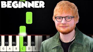 Photograph - Ed Sheeran  BEGINNER PIANO TUTORIAL + SHEET MUSIC by Betacustic