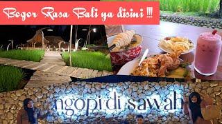 RESTO ngopi di sawah PUNCAK GADOG #familyvlog #wisatakuliner #bogor