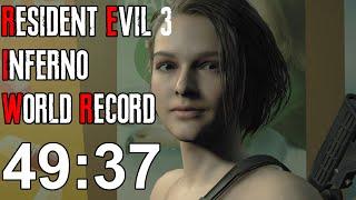 Resident Evil 3 Inferno Speedrun Former World Record - 4937