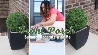 MY SUMMER 2023 FRONT PORCH DECORATE WITH ME  SHONTAY HARRELL