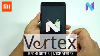 Vertexos Blazar v2.1 AOSPNougat Custom Rom for Redmi Note 4