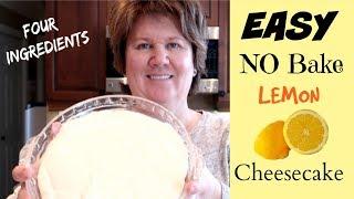 No Bake Lemon Cheesecake Recipe With Sweetened Condensed Milk   DELICIOUS & SIMPLE 