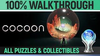 COCOON - 100% Walkthrough - Full Game  All Puzzles Trophies & Collectibles