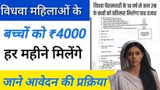 बिहार के विधवा महिलाओं के बच्चों को ₹4000 प्रत्येक महीने मिलेंगे  Bihar Sponsorship Scheme 2024