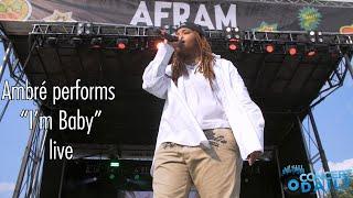 Ambré performs Im Baby live 2023 Baltimore AFRAM