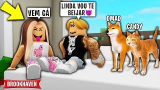 Viramos PETS para ESPIONAR um CASAL APAIXONADO e ISSO ACONTECEU... BROOKHAVEN RP Roblox