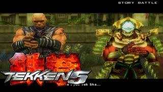 Tekken 5 полное прохождение истории за ЙошимитсуЁсимицу и обучение нинджитсу