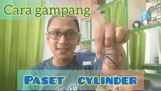 cara paset manual lensa cylinder