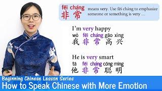 How to Speak Chinese with More Emotion  Beginner Lesson 18