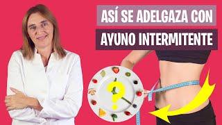 Cómo ADELGAZAR RÁPIDO con AYUNO INTERMITENTE  Ayuno  para adelgazar  Nutrición y Dietética