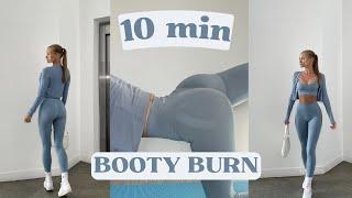 10 min BOOTY BURN workout  no equipment needed