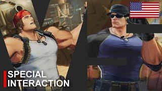 【KOF XV】RALF vs CLARK ► Story Special Interaction English Mod