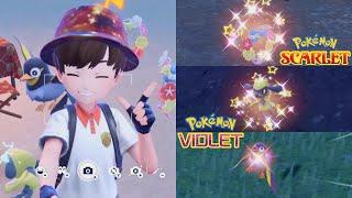 Pokémon Scarlet & Violet - Third Outbreak Shiny Hunt Wattrel Riolu & Comfey + Comparison