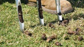 How to do a Spring Lawn Renovation  E3 – Alleviating Compaction  Aerating & Core Aeration