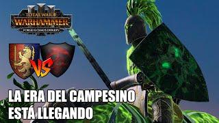 LA ERA DEL CAMPESINO ESTÁ LLEGANDO BRETONIA VS CONDES VAMPIRO TOTAL WAR WARHAMMER 3 #611