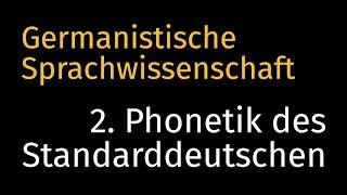 NEUE VERSION  LINK IN BESCHREIBUNG  Germanistische Sprachwissenschaft 2 Phonetik