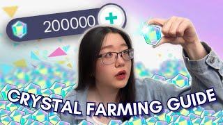 the ULTIMATE project sekai crystal farming guide GlobalEN Version