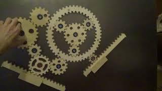 DIY magnetic gears planetary gear set linear actuator