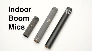 3 Professional Indoor Boom Microphones Sennheiser Schoeps Audio Technica