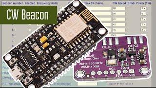 Маяк с управлением через интернет. Web-интерфейс Si5351 ESP8266 и Arduino