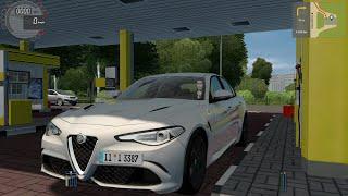 City Car Driving 1.5.9 Alpha Romeo Giulia Quadrifoglio TrackIR 4 Pro