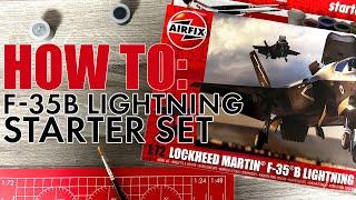 How to Airfix Starter Set - Lockheed Martin F-35B Lightning II