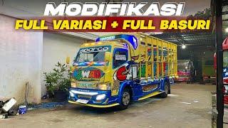 MODIFIKASI CANTER EURO 4 FULL VARIASI + FULL BASURI‼️