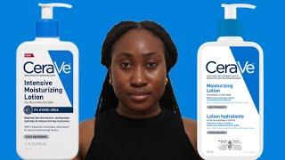 CeraVe Intensive Moisturizing Lotion vs CeraVe Daily Moisturizing Lotion  ​⁠ @TamunoAbbey