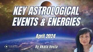 Key Astrological Alignments of April 2024 by Akata Vesta QSG Practitioner