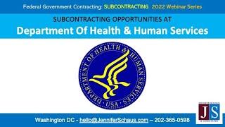 Sub-Contracting Opportunities at Department of Health and Human Services - HHS