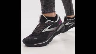 BROOKS Adrenaline GTS 23 Running Shoes Sneakers Black Purple White Women  1203811B-072  JD Sports